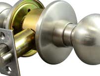 LSDA Grade 1 Entry Knob Plymouth 2-3/4" Stainless Steel Schlage C LH1000P32D