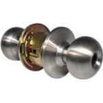 LSDA Grade 2 Entry Knob Plymouth Less Latch Stainless Steel Less Cylinder 100P32D Lllc