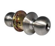 LSDA Grade 2 Entry Knob Plymouth Less Latch Stainless Steel Less Cylinder 100P32D Lllc