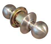 LSDA Grade 2 Passage Knob Ball Less Latch Stainless Steel 110B32D Ll