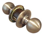 LSDA Grade 2 Passage Knob Ball Less Latch Antique Brass 110B5A Ll