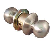 LSDA Grade 2 Passage Knob Plymouth Less Latch Stainless Steel 110P32D Ll