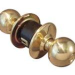 LSDA Grade 2 Privacy Knob Ball Less Latch Bright Brass 120B3LL