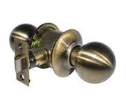 LSDA Grade 3 Passage Knob Ball Antique Brass 11B5