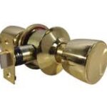 LSDA Grade 3 Passage Knob Standard Bright Brass 11S3