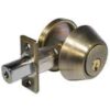 LSDA Grade 3 Single Cylinder Deadbolt Schlage C Adjustable 4-WAY 5-PIN Antique Brass 20 5S KA4