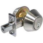 062606 LSDA Grade 3 Double Cylinder Deadbolt Schlage C Adjustable 4-WAY 5-PIN Stainless Steel 25 32D S KA4