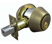LSDA Grade 2 Deadbolt Double Cylinder SC4 Keyway Adjustable Bolt 225 5S Adj Ul