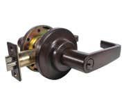 LSDA Grade 1 Storeroom Lever Dark Bronze Schlage C LF2400 10B