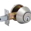 LSDA Grade 3 Single Cylinder Deadbolt Weiser Adjustable Ul Removable Cylinder Stainless Steel 20R32D W Adj Ul KA4