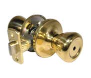 LSDA Grade 3 Privacy Knob Classic Bright Brass 72C3 6WAY