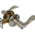LSDA Grade 3 Entry Lever Lyon Satin Nickel Kwikset 50LY15K KA4