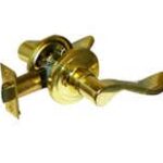 LSDA Grade 3 Passage Lever Lyon Bright Brass 51LY3
