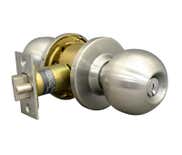 LSDA Grade 1 Entry Knob Ball 2-3/4" Ul Stainless Steel Schlage C 4000B32D SC4 2-3/4UL