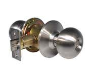 LSDA Grade 2 Storeroom Knob Plymouth 2-3/4" Stainless Steel Schlage C 140P32D2-3/4SCH C