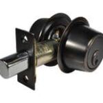 LSDA Double Cylinder Deadbolt Schlage C Adjustable Bolt Dark Bronze D620S10B