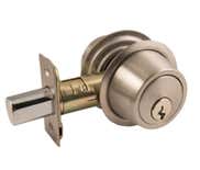 LSDA Double Cylinder Deadbolt Schlage C Adjustable Bolt Stainless Steel D620S32D