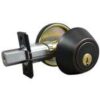 LSDA Grade 3 Single Cylinder Deadbolt Weiser 4-WAY Removable Cylinder Aged Bronze 20R11P W 4-WAY KA4