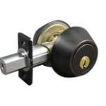 181812 LSDA Grade 3 Double Cylinder Deadbolt Weiser 4-WAY Removable Cylinder Aged Bronze 25R11P W 4-WAY KA4