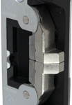 Electric Strike, Ultraline for Radius Jambs, Field Selectable 12, 16, or 24VAC/VDC, Fail Safe or Fail Secure (FS/FSE), Radius Corner (RC), 1-1/4in x 4-7/8in Faceplate, 628/US28 Aluminum Clear Anodized