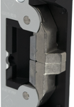 Electric Strike, Field Selectable 12, 16, or 24VAC/VDC, Fail Safe or Fail Secure (FS/FSE), Square Corner (SC), 1-1/4in x 4-7/8in Faceplate, 628/US28 Aluminum Clear Anodized