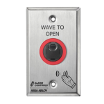 206389_L.png Single Gang, Wall Mount, No Touch Request to Exit Station, Battery Powered, Bi-Color Status LED, 1 to 10 Second Selectable Time Delay, DPDT Relay, UL