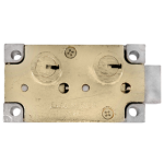 Double Small Nose Brass Safety Deposit Lock, #4 Guard Key Right Hand