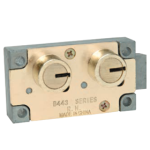 Double Large Nose Brass Safety Deposit Lock, #91 Guard Key