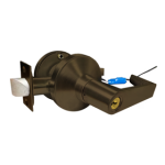 Grade 1, Motorized Electrified Storeroom Bent Lever, 11-30 VDC, Electric Unlocked (EU) = Fail Safe (FS), Field Reversible EL/EU, Schlage C Keyway, 613/US10B Oil Rubbed Bronze