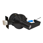 Grade 1, Motorized Electrified Storeroom Bent Lever, 11-30 VDC, Electric Unlocked (EU) = Fail Safe (FS), Field Reversible EL/EU, Schlage C Keyway, 622/US19 Matte Black