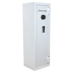 11 Gun Safe 30 Minute Fire, White Textured with Black Nickel Hardware, ESL5 Electronic Keypad, PDO, 286lbs