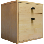 Cabinet 2-Drawer Maple Retro-Fit 16.5 x 15.87 x 14, 32lbs