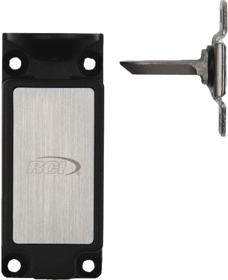 Electric Cabinet Lock 12/24VDC, Surface Mounted, 1-3/16in x 2-7/8in x 1-1/8in