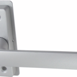 Lever Handle Assembly, ADA Compliant Lever, Left Hand/Left Hand Reverse, Handing is Reversible, 628/130 Aluminum Clear Anodized