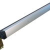 1-1/8in RHR Mortise Exit Device, Fits Narrow and Wide Stile Aluminum Doors, Handing is Field Reversible, 36in, 628/US28 Aluminum Clear Anodized