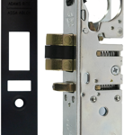 1-1/8in Backset Deadlatch - Standard Duty, 4902-01 Strike, Radius Faceplate, Right Hand or Left Hand Reverse, Handing is Field Reversible, 695/SP313 Anodized Dark Bronze