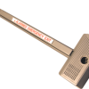 Weatherized Alarmed Deadbolt Exit Device 36in, Emergency Egress with Siren, 9V Battery, Requires Rim Cylinder, 628/US28 Satin Aluminum