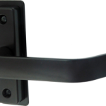 Lever Handle Assembly, ADA Compliant Return End Lever, Left Hand/Left Hand Reverse, Handing is Reversible, 695/121 Anodized Dark Bronze