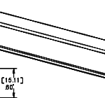 000239_L.png E-Z Duct 5/8in x 1/2in Raceway, 6ft Length, Bag of 6, Adhesive Backing and Mounting Holes, White