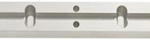 5/8in, Drop Down Spacer Plate, 10-1/2in x 1-1/2in x 5/8in, for 1200 Series Single Magnetic Lock, 628/US28 Satin Aluminum