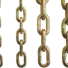 8KS Chain, Sold by the Foot, 5/16in Diameter, Hardened Steel, Squared-Shaped Links, Inside Link 1/2in x 1-3/8in