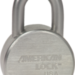Padlock Round Chrome 1-1/6in Shackle