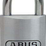 Chrome Plated Brass Padlock 1-7/8in Wide - SFIC Small Format IC Prep, Less Core, Shackle - 3/8in Diameter and 1-1/16in Vertical Clearance, Boxed