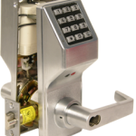 Trilogy T3 Keypad with Privacy Feature, Cylindrical Standalone Lock, Weather Proof, SFIC Prep, 300 Users, 40,000 Event Audit Trail and 500 Scheduled Events, 626/US26D Satin Chrome