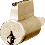 M3 Schlage Deadbolt Cylinder, DA Keyway, 6 Pin, Sub-Assembled, Less Slider, Bright Brass 05