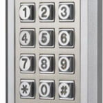 Surface Mount, Self-Contained Vandal Resistant Digital Keypad, 10-Digit Operation, 100 User, Die-Cast Metal Keys, Built-in Tamper Switch, Status LED, 12-24VDC, 2 SPDT Relays