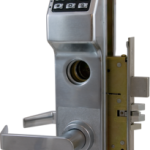 Trilogy T2 Keypad Mortise Standalone Lock, Left Hand, Deadlatch and Deadbolt, Weather Proof, 1-3/8in Mortise Cylinder, Schlage C Keyway, 100 Users, No Audit or Scheduled Events, 626/US26D Satin Chrome