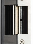 Electric Strike, Dual Voltage, 12-24VAC/VDC, Field Selectable FSE/FSA, Round and Square Corner Faceplate, 1-1/2in Depth, up to 3/4in Throw, Grade 1, UL