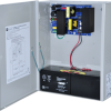 Access Control Power Supply/Charger, Output 24VDC @ 10A, Single Fused Output, Filtered and Electronically Regulated Output, Input: 115VAC, LED Visual Indicators, BC400 Enclosure