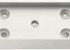 001280_L.png 7-7/8in x 2-1/8in x 5/8in, Extra Thick Door, Armature Housing for 600 Series Magnetic Locks, 628/US28 Satin Aluminum